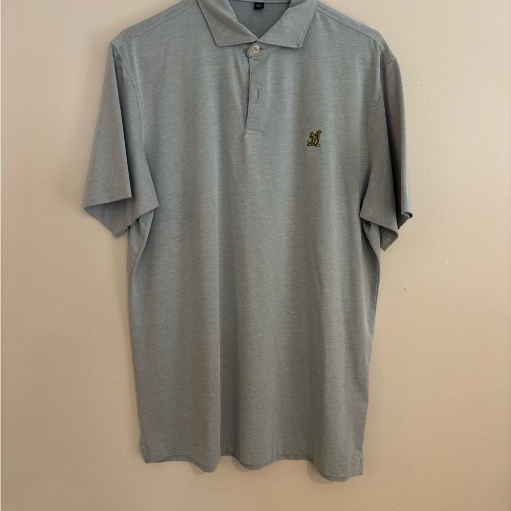 Brookline County Club Gray Peter Millar Polo Shirt NWOT Never Worn